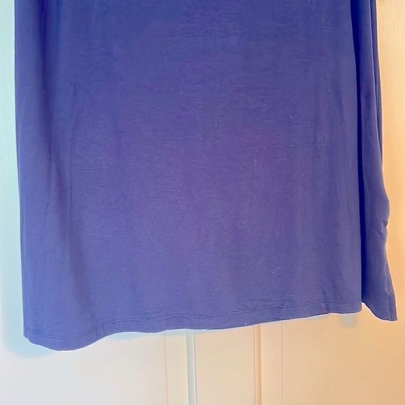 Navy Blue Sleeveless Tunic Top Layering Top Industrial Blue NEW WITH TAGS Small - Picture 3 of 11